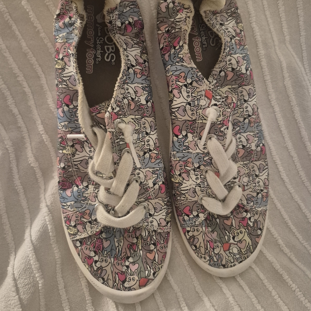 Skechers Kids' Multicolor Cartoon Canvas Sneakers